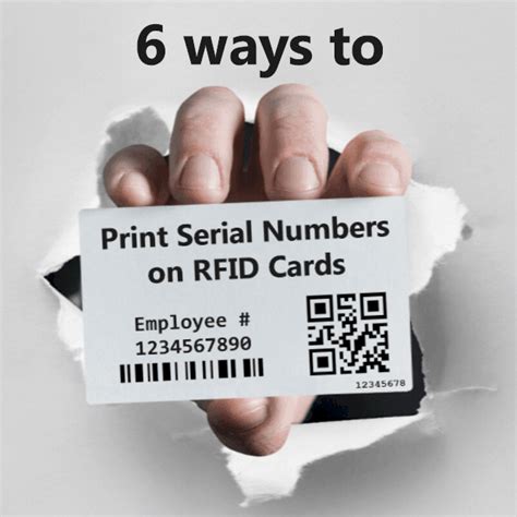 rfid card serial numbers